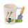 Garden Trowel Ceramic Shaped Handle Mug