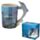 Dolphin Underwater Decal Ceramic Shaped Handle Mug