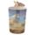 Giraffe Savannah Decal Ceramic Shaped Handle Mug