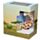 Giraffe Savannah Decal Ceramic Shaped Handle Mug