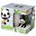 Panda with Bamboo Decal Ceramic Shaped Handle Mug