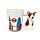 London Souvenir Corgi Ceramic Shaped Handle Mug