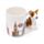 London Souvenir Corgi Ceramic Shaped Handle Mug