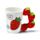 Foodiemals Strawberry Ceramic Shaped Handle Mug