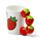 Foodiemals Strawberry Ceramic Shaped Handle Mug