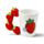 Foodiemals Strawberry Ceramic Shaped Handle Mug