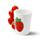 Foodiemals Strawberry Ceramic Shaped Handle Mug