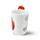 Foodiemals Strawberry Ceramic Shaped Handle Mug