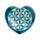 Carved Soapstone Chakra Heart Flower of Life Ashcatcher Incense Stick Burner