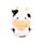 Black and White Cow Ceramic Salt & Pepper Set