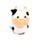 Black and White Cow Ceramic Salt & Pepper Set