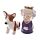 Queen & Corgi Ceramic Salt & Pepper Set