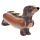 Sausage Dog in a Bun & Mustard Fast Food Ceramic Salt & Pepper Set