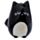 Feline Fine Black & Grey Cat Ceramic Salt & Pepper Set