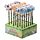 Jungle Animal Elephant, Panda, Lion, Zebra Pencil & Eraser Topper