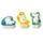 Moomin 3 Piece Shaped Eraser Set