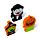 Witch, Vampire & Pumpkin 3 Piece Eraser Set