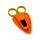Foodiemals Cecil the Carrot Kids Scissors in Holder