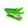 Inkredible Crocodile Shaped Mini Stapler