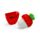 Foodiemals Strawberry Eraser in Shaped Holder