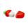 Foodiemals Strawberry Eraser in Shaped Holder