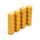 Foodiemals French Fries 4 Piece Shaped Eraser Set