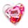 J'Adoramals Heart Mini Shaped Erasers in a Heart Shaped Pot