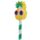 Flamingo Pinks & Pineapple Tropical Pencil & Eraser Topper