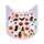 Spooky Stickers in Cat Shaped Sticker Book