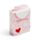 Amore Hearts Pack of 8 Pocket Tissues