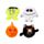 Spooky High Bounce Plush Bouncy Ball