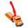 Construction Rescue Truck with Crane Friction Push/Pull Action Toy