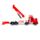 Construction Rescue Truck with Crane Friction Push/Pull Action Toy