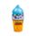 Ice Cream Cone Shaped No Spill Bubbles