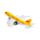 Flyline Jet Aeroplane Friction Pull Back Action Toy