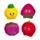 Squeezy Stretchy Foodiemals Fruit Toy