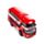 Red City Bus Pull Back Action Toy