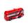Red City Bus Pull Back Action Toy