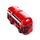 Red City Bus Pull Back Action Toy