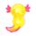 Maltose Squeezy Glitter Axolotl Stress Toy