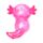 Maltose Squeezy Glitter Axolotl Stress Toy