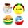 Queasy Squeezies Foodiemals Plush Squeezy Toy