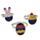 Springtime Egg, Chick & Bunny Rabbit Mood Ring
