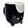Feline Fine Black Cat Upside Down Ceramic Shaped Mug