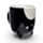 Feline Fine Black Cat Upside Down Ceramic Shaped Mug