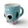 Monstarz Monster Blue Upside Down Ceramic Shaped Mug