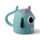 Monstarz Monster Blue Upside Down Ceramic Shaped Mug
