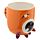 Monstarz Monster Orange Upside Down Ceramic Shaped Mug