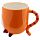 Monstarz Monster Orange Upside Down Ceramic Shaped Mug