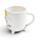 Maneki Neko Lucky Cat Upside Down Ceramic Shaped Mug